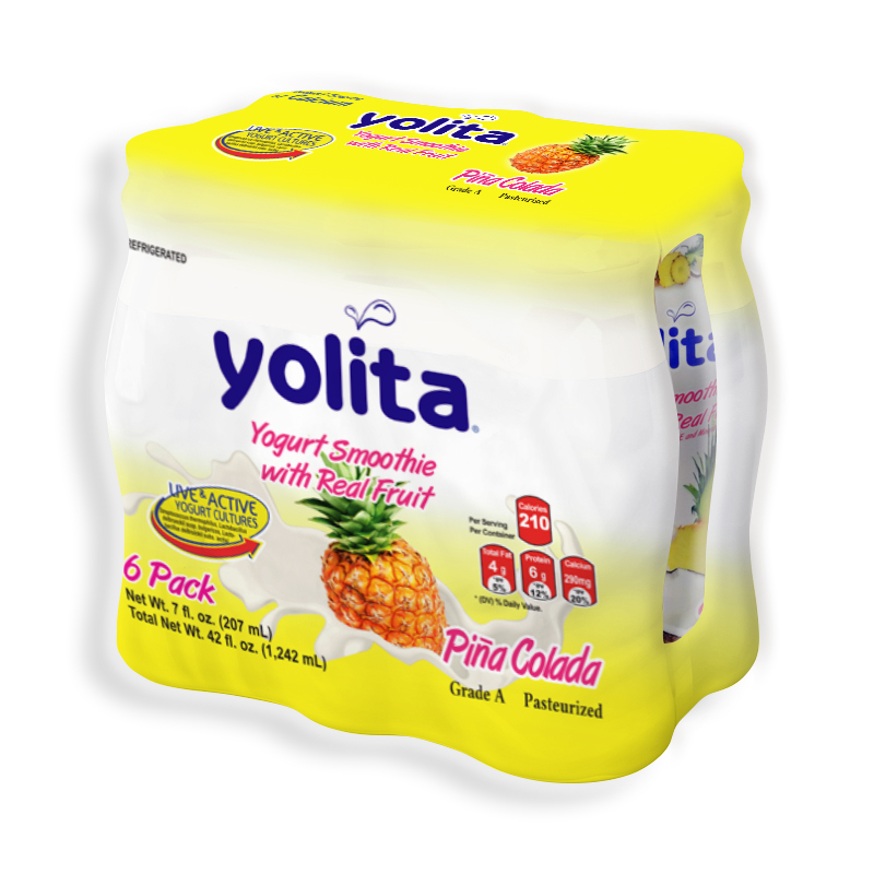 YOLITA<br />
6 PACK PINIA COLADA SMOOTHIE<br />
6 X 7 FL oz (946mL)