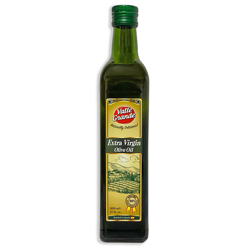 VALLE GRANDE<br />
ACEITE DE OLIVA VIRGEN EXTRA<br />
12 x 500 mL (17 fl. oz.)