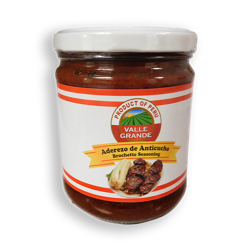 VALLE GRANDE<br />
BROCHETTE SEASONING<br />
12 X 15 oz (425g)