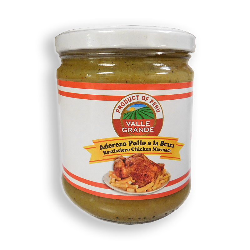 VALLE GRANDE<br />
ROSTISSIERE CHICKEN MARINADE<br />
12 X 15 oz (425g)