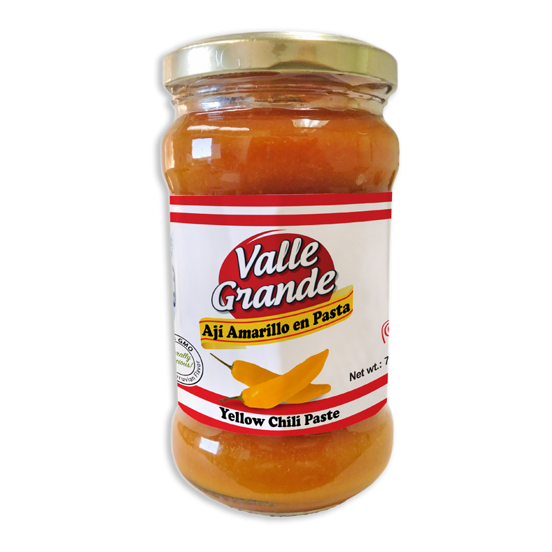 VALLE GRANDE<br />
YELLOW CHILI PASTE<br />
12 X 7.5 oz (212g)