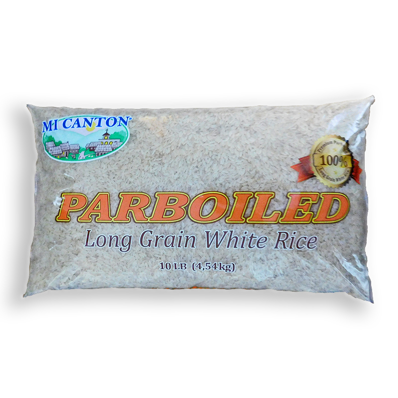 MI CANTON<br />
PARBOILED LONG GRAIN WHITE RICE<br />
6 X 10 lb (4.54kg)