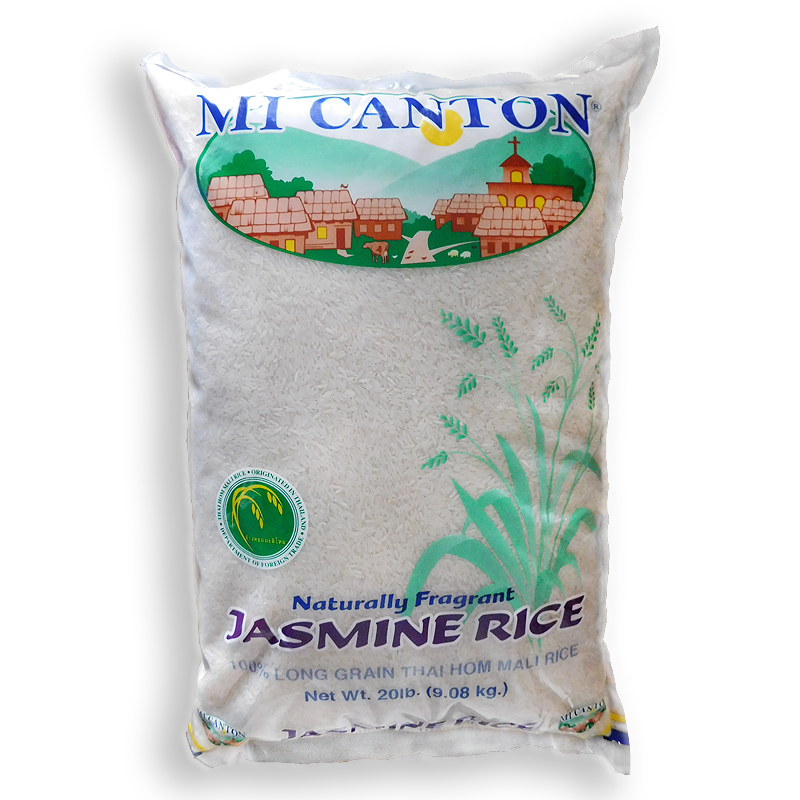 MI CANTON<br />
ARROZ JAZMÍN<br />
4 X 20 lb (9.07 kg)