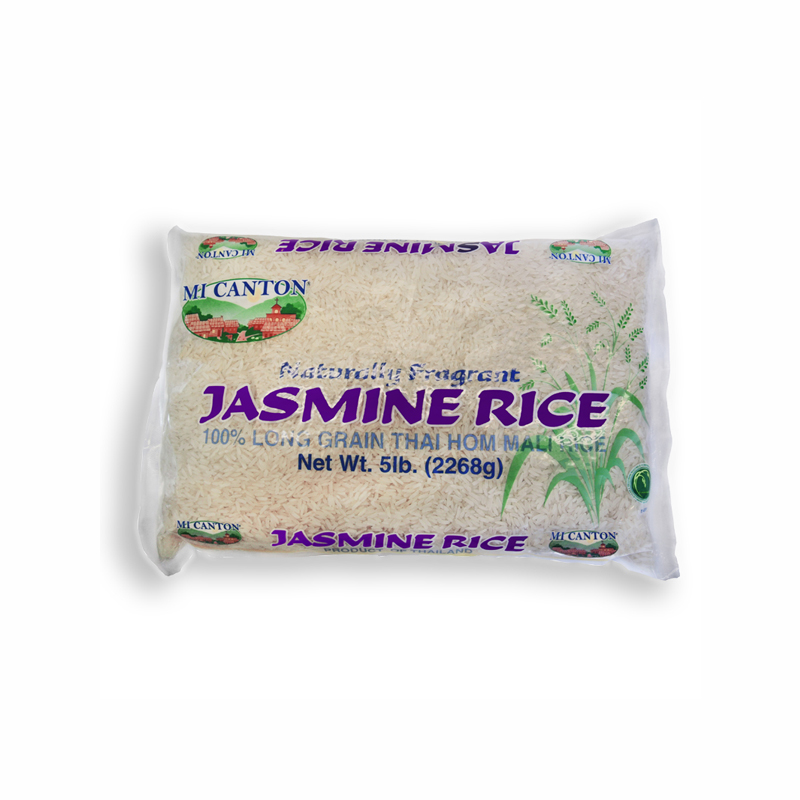 MI CANTON<br />
JASMINE RICE<br />
8 X 5 lb (2.27kg)