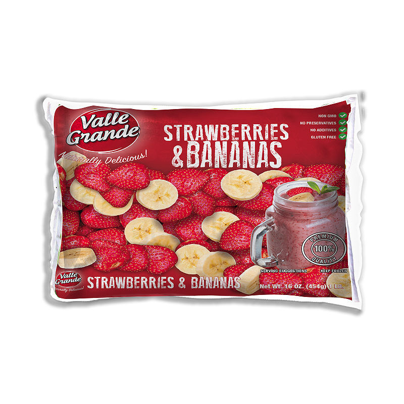 VALLE GRANDE<br />
BAYAS Y BANANAS<br />
12 X 16 oz (1 lb) 454g