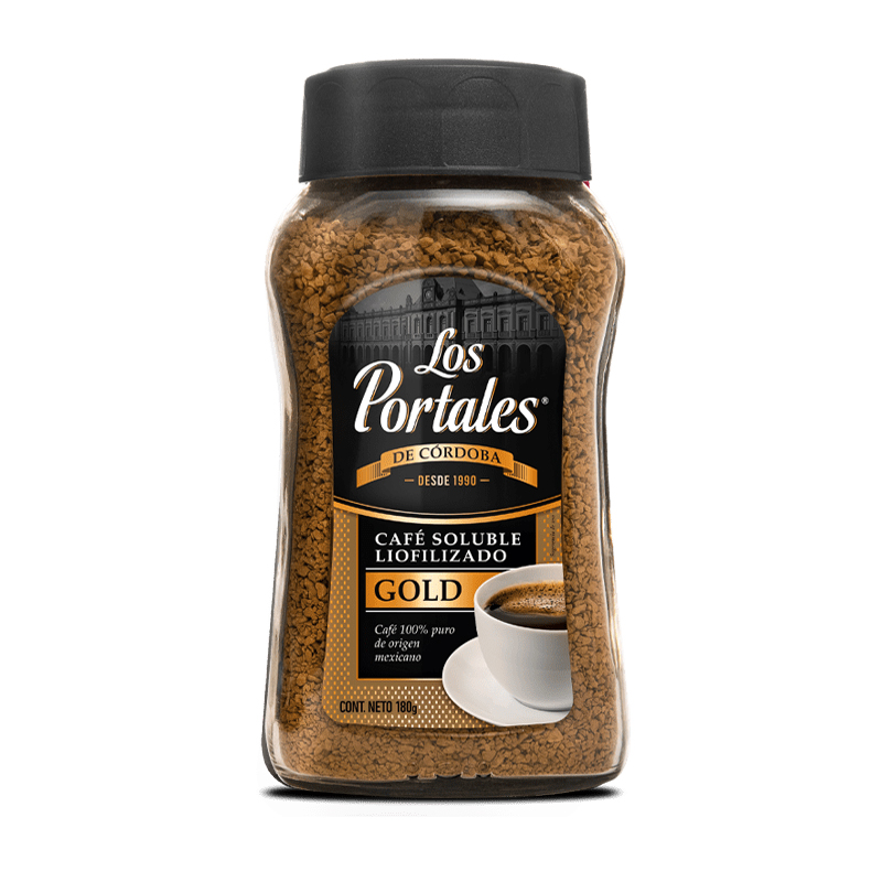 LP<br />
CAFÉ INSTANTÁNEO LIOFILIZADO GOLD<br />
12 x 7.23 oz. (205g)