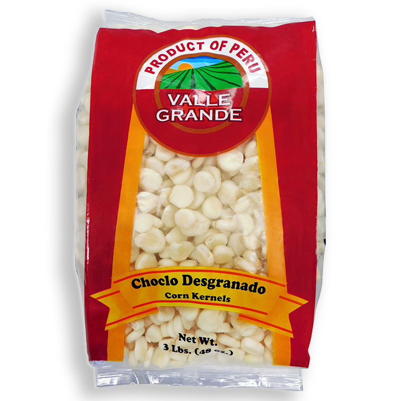 VALLE GRANDE<br />
CORN KERNELS - FAMILY SIZE<br />
12 X 3 lb (1,36kg)