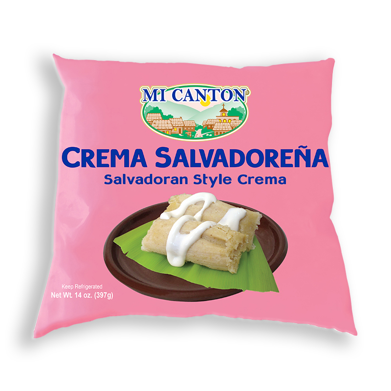 MI CANTON<br />
SALVADORAN STYLE SOUR CREAM - BAG<br />
6 X 14 oz (397g)