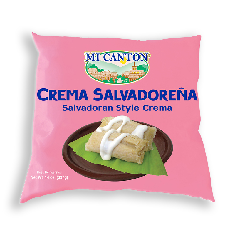 MI CANTON<br />
SALVADORAN STYLE SOUR CREAM - BAG<br />
6 X 14 oz (397g)