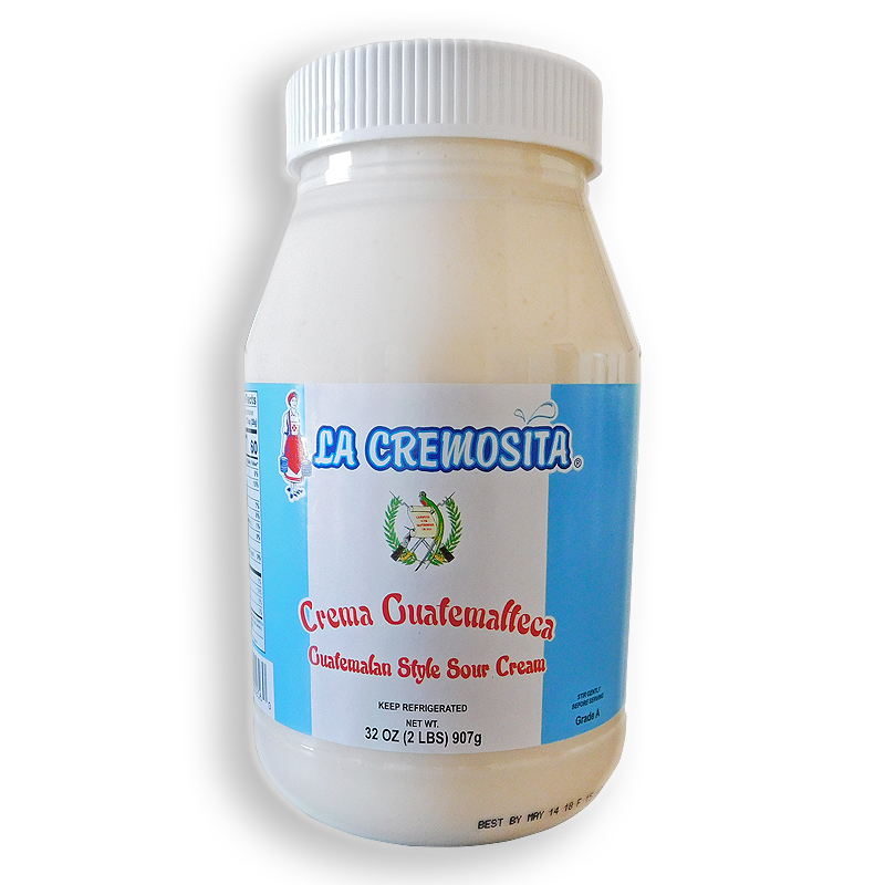 LA CREMOSITA<br />
GUATEMALAN STYLE SOUR CREAM<br />
6 X 32 oz (907g)