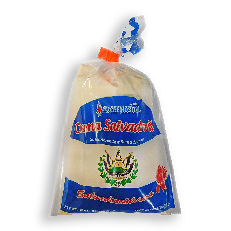 LA CREMOSITA<br />
CREMA SALVADOREÑA- BOLSA<br />
12 X 30 oz (850g)