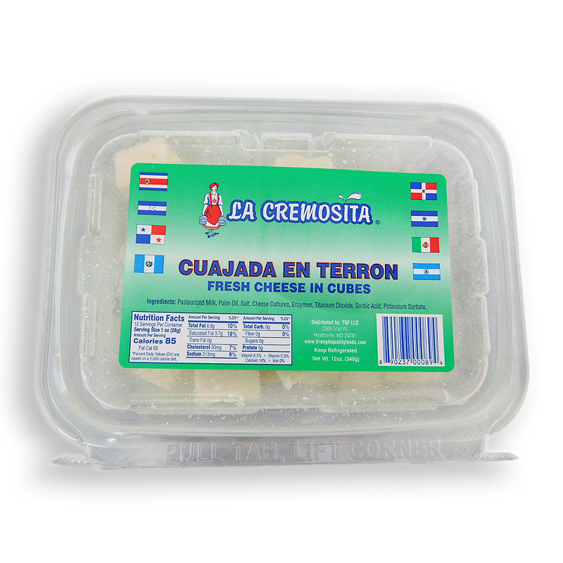 LA CREMOSITA<br />
CUAJADA EN TERRÁN<br />
6 X 12 oz (340g)