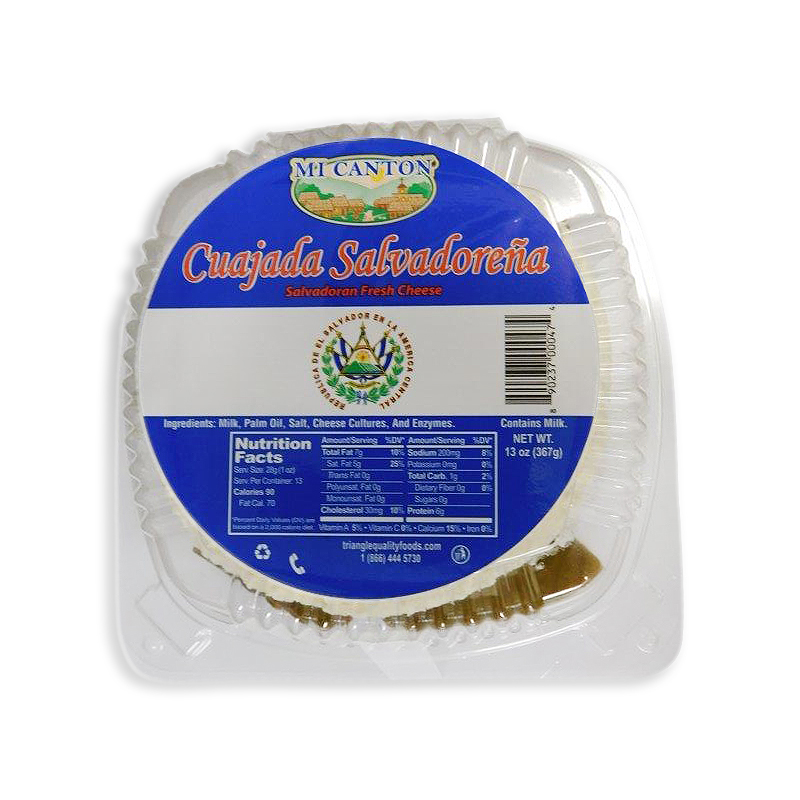 MI CANTON<br />
CUAJADA SALVADOREÑA<br />
6 X 12 oz (367g)