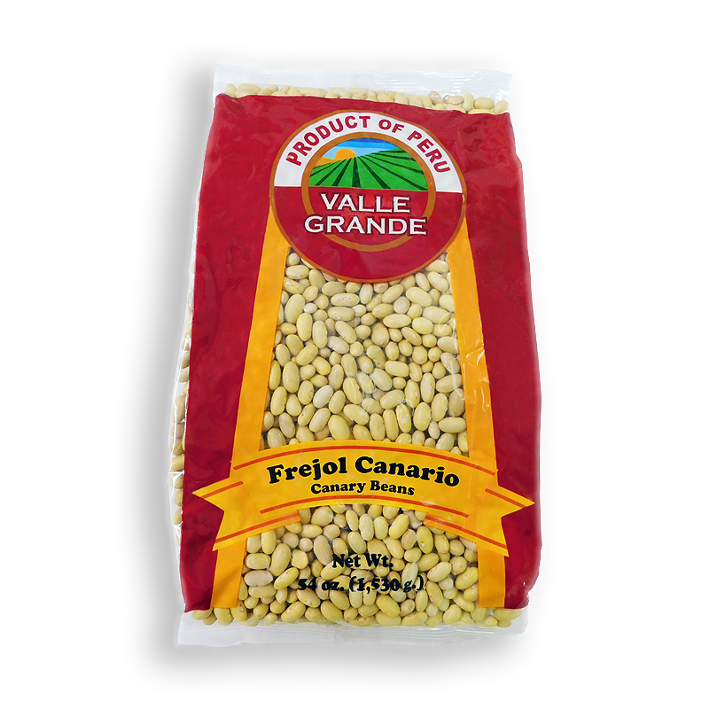 VALLE GRANDE<br />
CANARY BEANS - PACK<br />
6 X 54 oz (1.53kg)