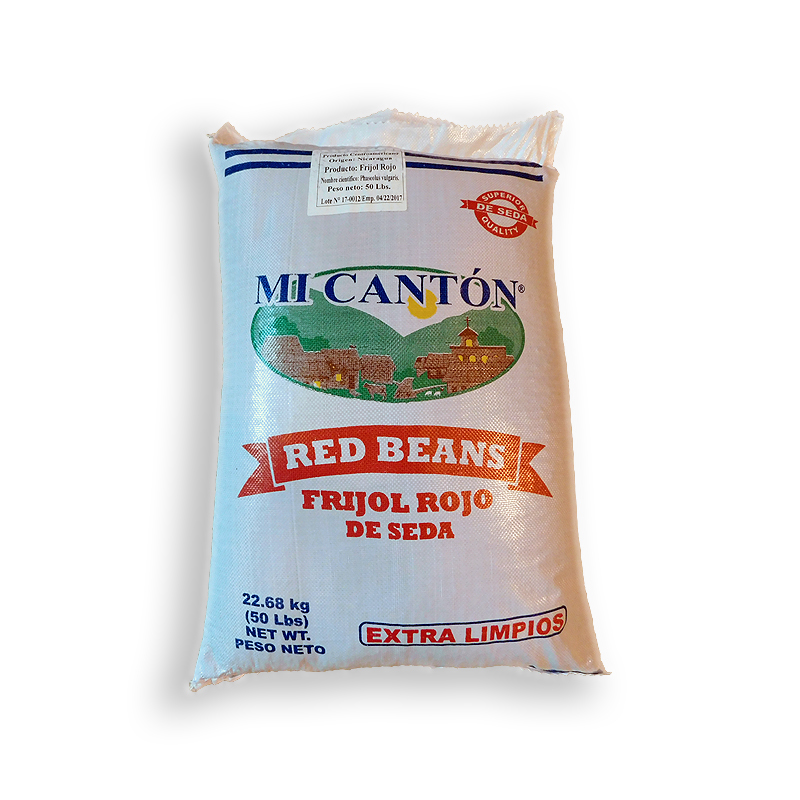 MI CANTON<br />
FRIJOL ROJO DE SEDA - SACO<br />
50 lb (22.68kg)