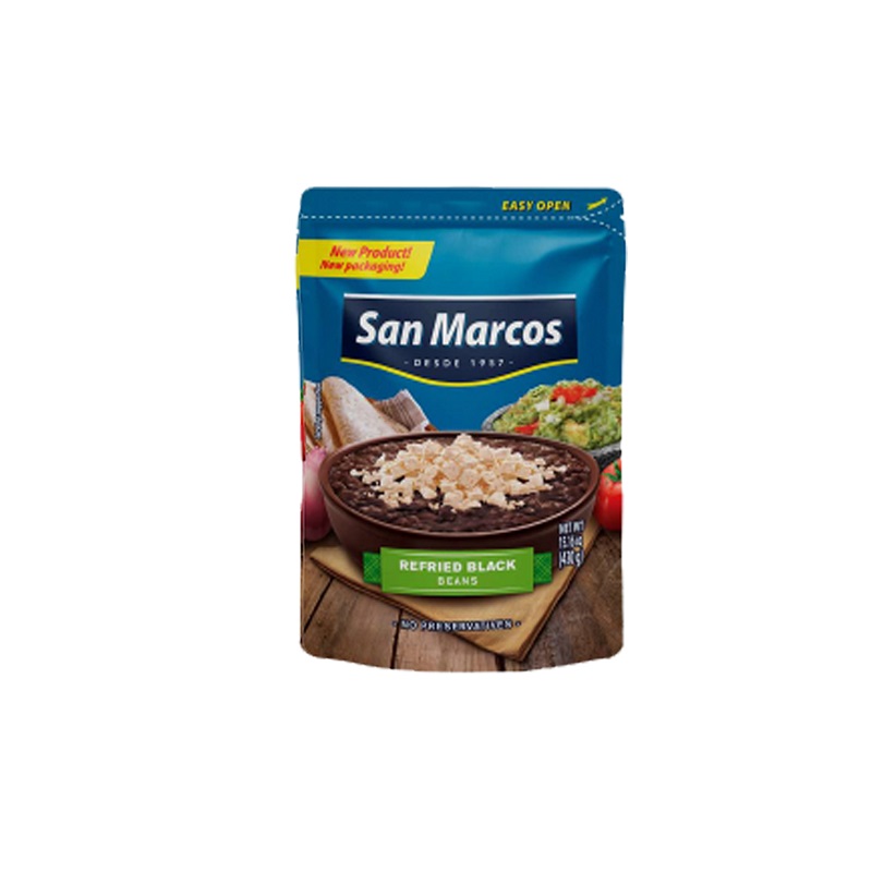 SAN MARCOS<br />
REFRIED BLACK BEANS<br />
12 X 15.1 oz. (430g)