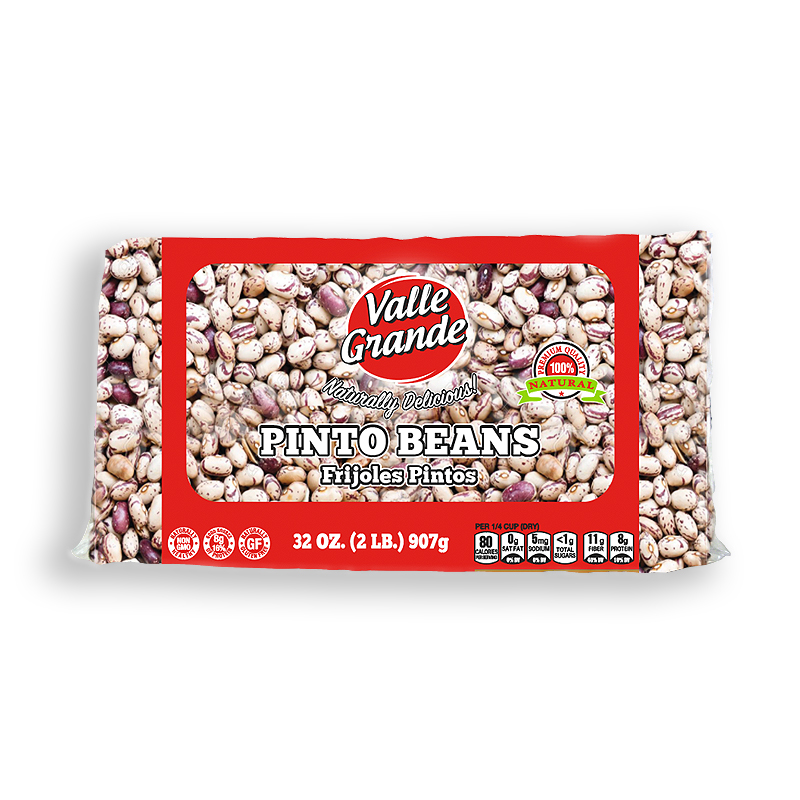 VALLE GRANDE<br />
FRIJOLES PINTO<br />
12 X 32 oz (907g) 2 lb