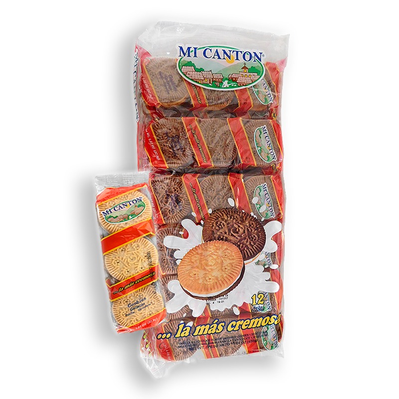 MI CANTON<br />
GALLETA LA MÁS CREMOSA<br />
16 x 12 x 1.32 oz (37.5g)