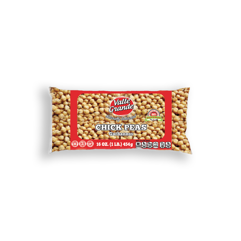 VALLE GRANDE<br />
GARBANZOS<br />
24 X 16 oz (454g) 1 lb