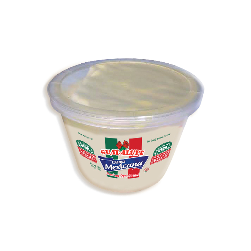 GUADALUPE<br />
CREMA MEXICANA<br />
12 x 16 oz. (454g) 1 lb.