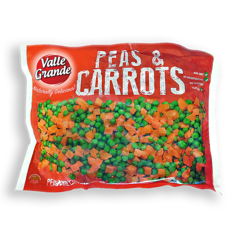 VALLE GRANDE<br />
PEAS AND CARROTS<br />
6 X 32 oz (907g) 2 lb