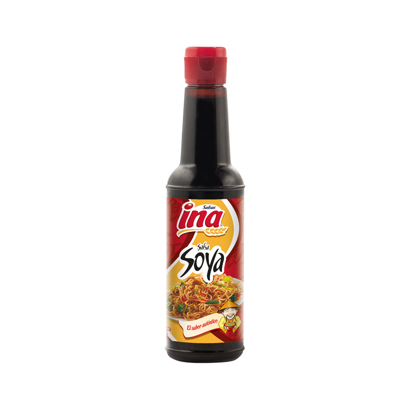 INA<br />
SOY SAUCE<br />
24 x 5 fl.oz. (147mL)