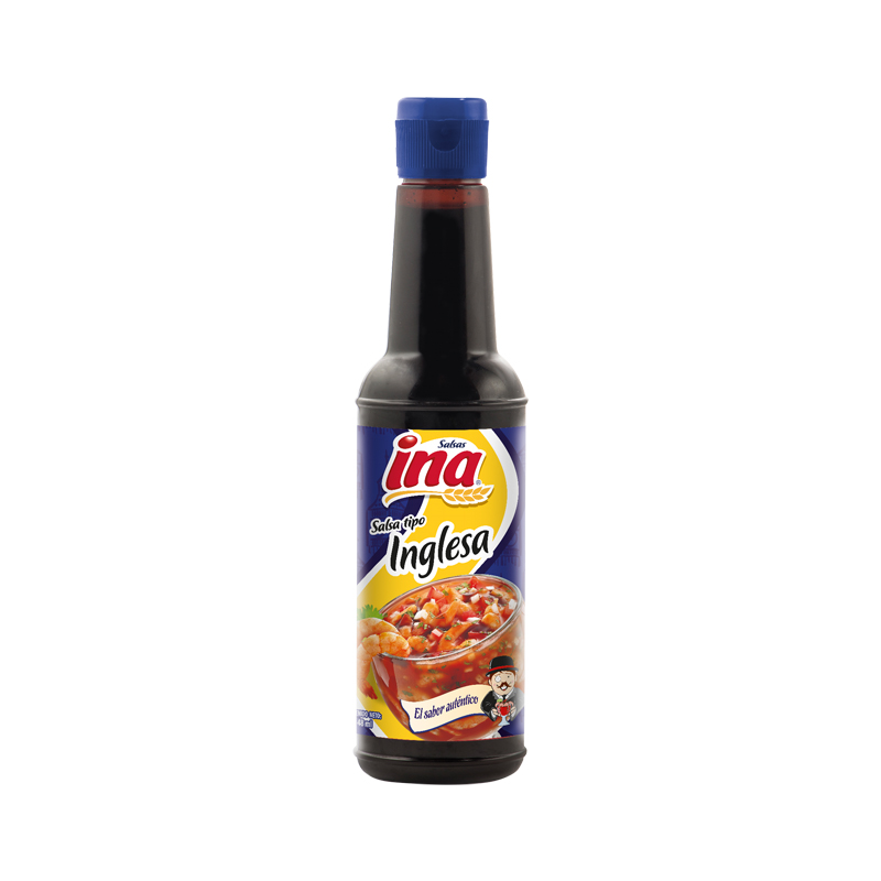 INA<br />
WORCESTERSHIRE STYLE SAUCE<br />
24 x 5 fl.oz. (147mL)