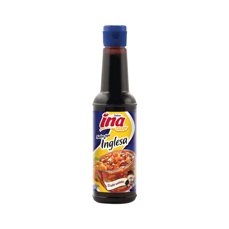 INA<br />
SALSA TIPO INGLESA<br />
24 x 5 fl.oz. (147mL)