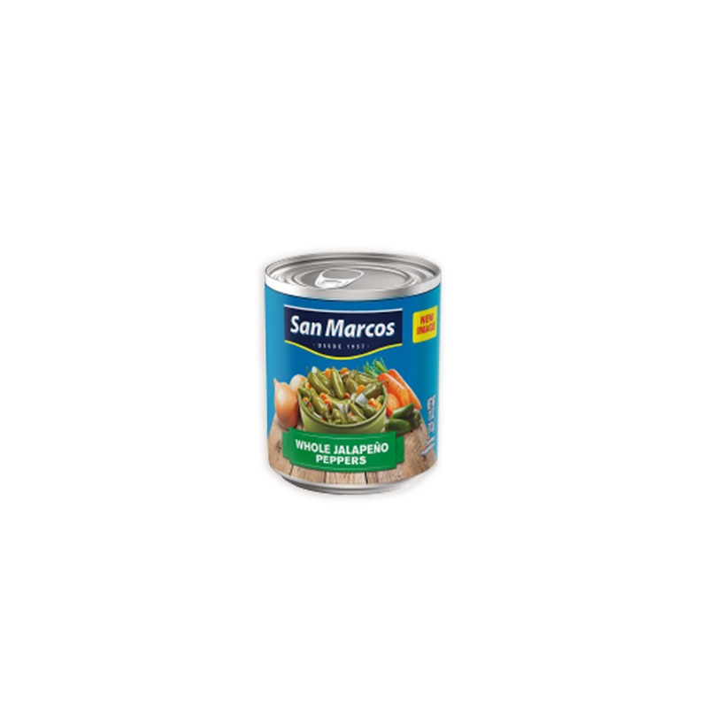 SAN MARCOS<br />
CANNED WHOLE JALAPENO<br />
12 X 11 oz. (312g)