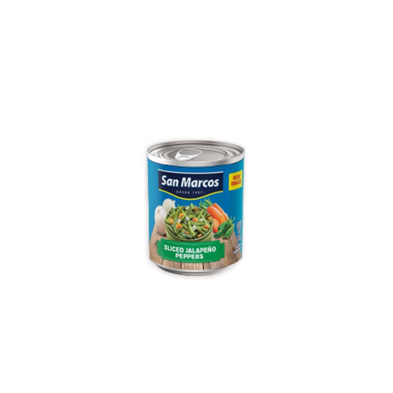 SAN MARCOS<br />
CANNED SLICED JALAPENO<br />
12 X 11 oz. (312g)