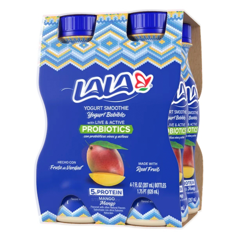 LALA<br />
YOGÚR SABOR A MANGO<br />
4 X 4 X 7 oz (198g)