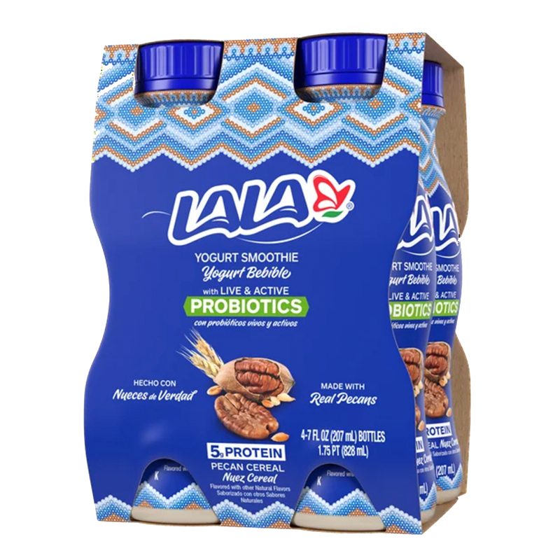 LALA<br />
4 PACK PECAN CEREAL YOGURT SMOOTHIE<br />
4 X 4 X 7 oz (198g)