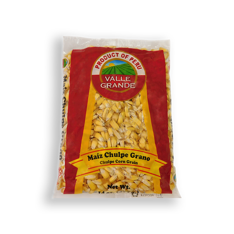 VALLE GRANDE<br />
CHULPE CORN GRAINS<br />
12 X 14 oz (397g)