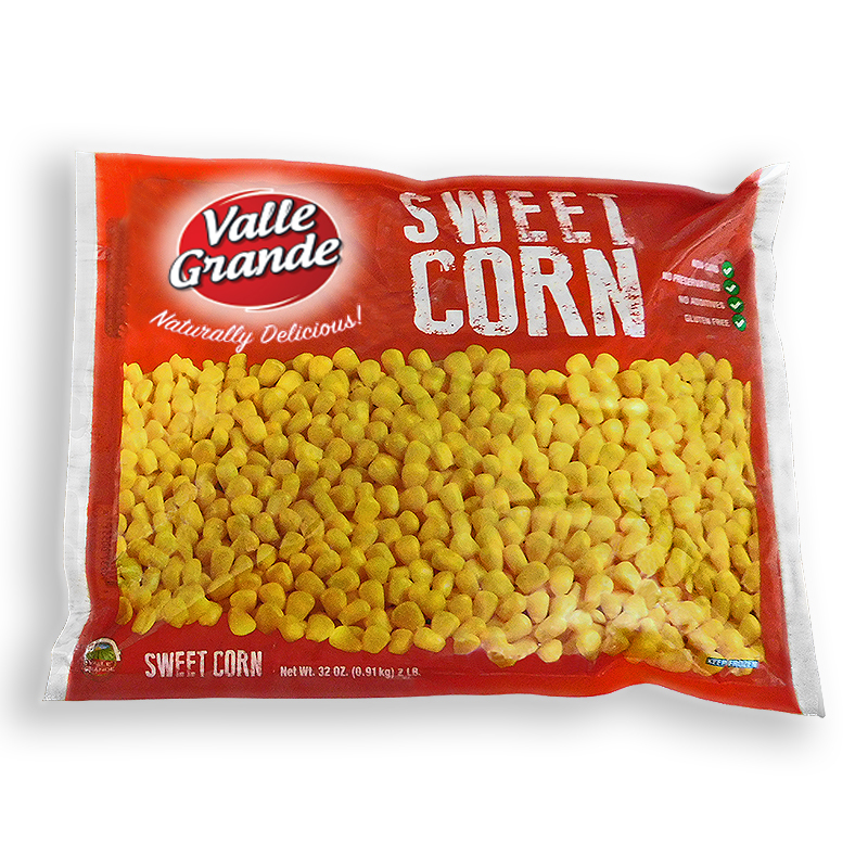 VALLE GRANDE<br />
SWEET CORN (CUT CORN)<br />
6 X 32 oz (907g) 2 lb