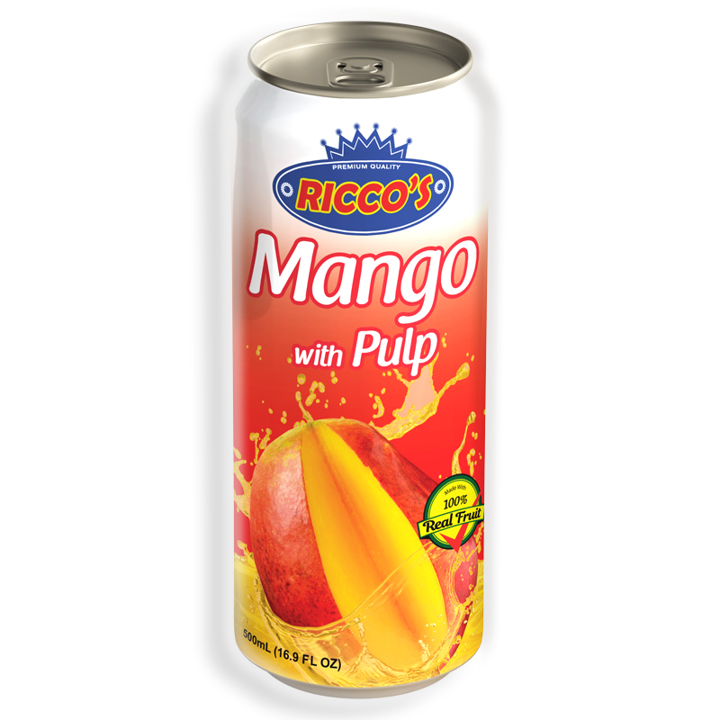 RICCO’S<br />
MANGO CON PULPA<br />
24 X 16.9 FL oz (500mL)