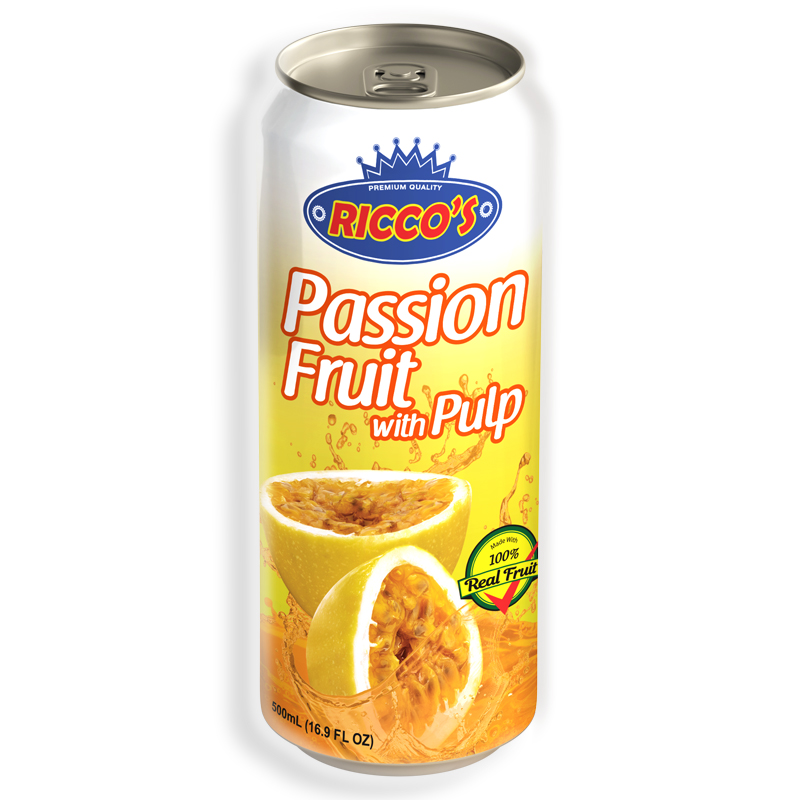 RICCO’S<br />
PASSION FRUIT WITH PULP<br />
24 X 16.9 FL oz (500mL)