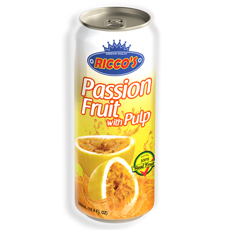 RICCO’S<br />
PASSION FRUIT WITH PULP<br />
24 X 16.9 FL oz (500mL)