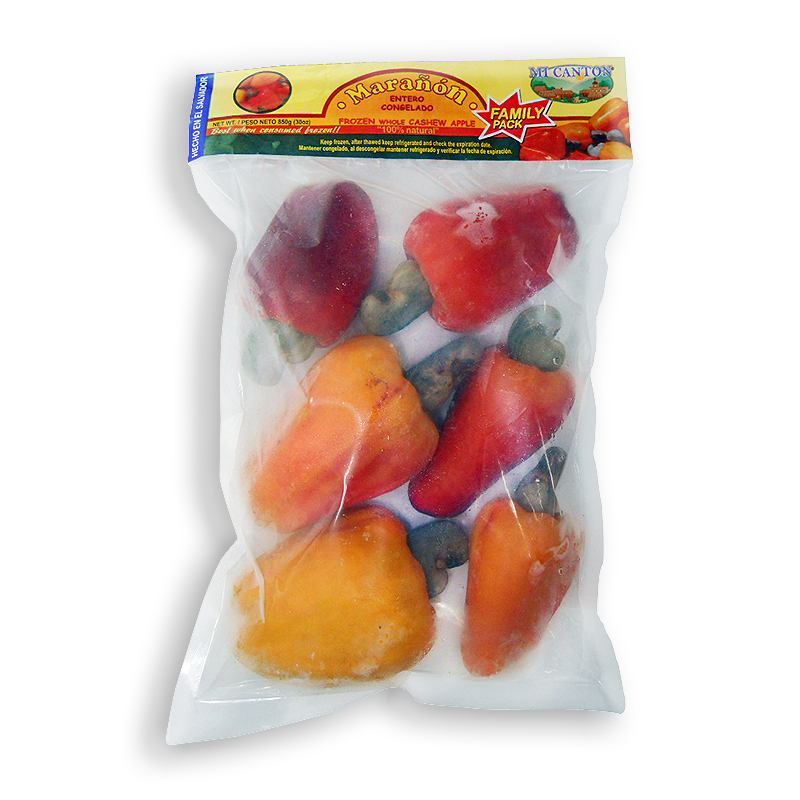 MI CANTON<br />
WHOLE CASHEW APPLE - FAMILY PACK<br />
6 X 30 oz (850g)