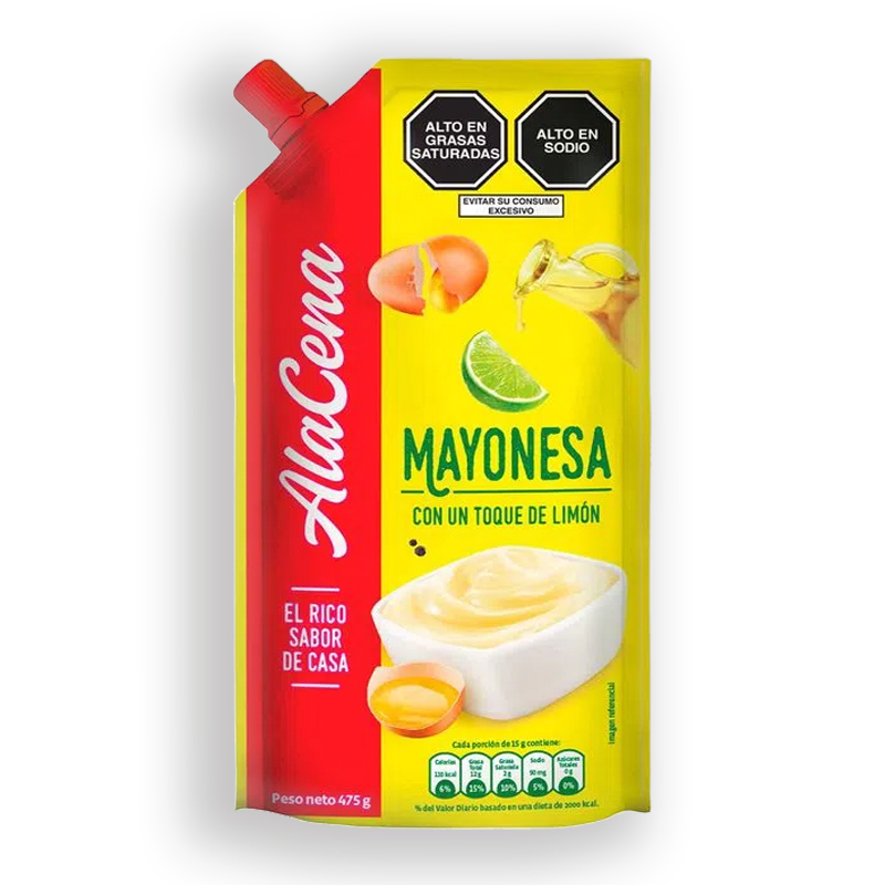 ALACENA<br />
MAYONNAISE<br />
12 X 14 oz (400g)