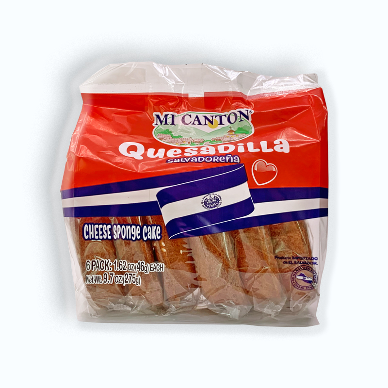 MI CANTON<br />
QUESADILLA SALVADOREÑA<br />
10 X 6 X 9.74 oz (276g)