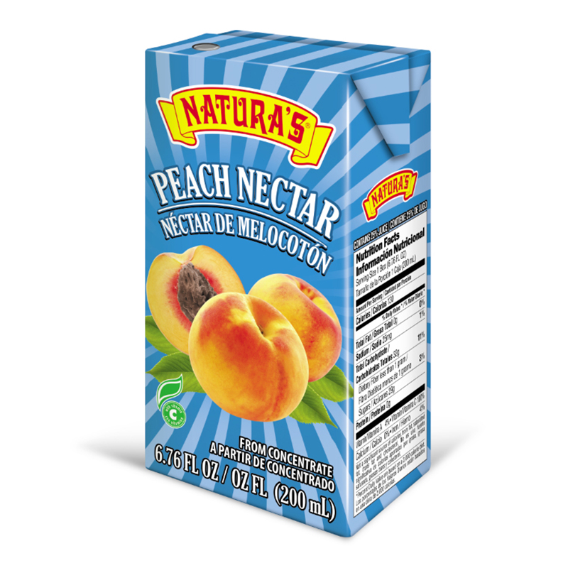 NATURA’S<br />
PEACH NECTAR - TRI PACK<br />
24 X 200 mL