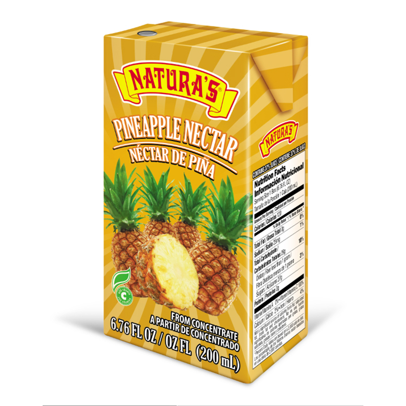 NATURA’S <br />
PINEAPPLE NECTAR - TRI PACK<br />
24 X 200 mL
