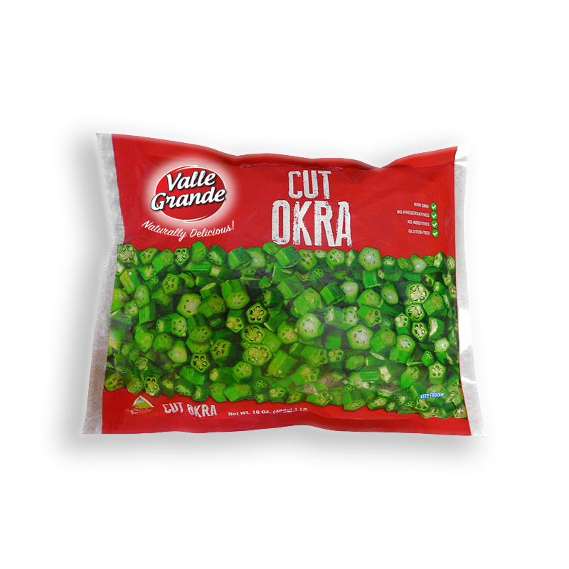 VALLE GRANDE<br />
OKRA RECORTADA<br />
12 X 16 oz (454g) 1 lb