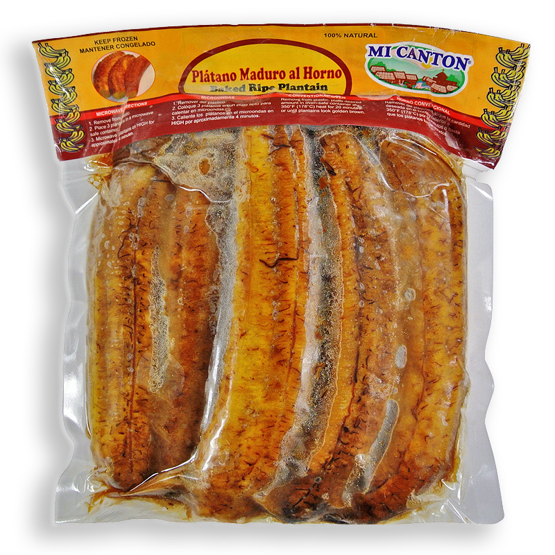 MI CANTON<br />
PLÁTANO MADURO AL HORNO<br />
12 X 28.8 oz