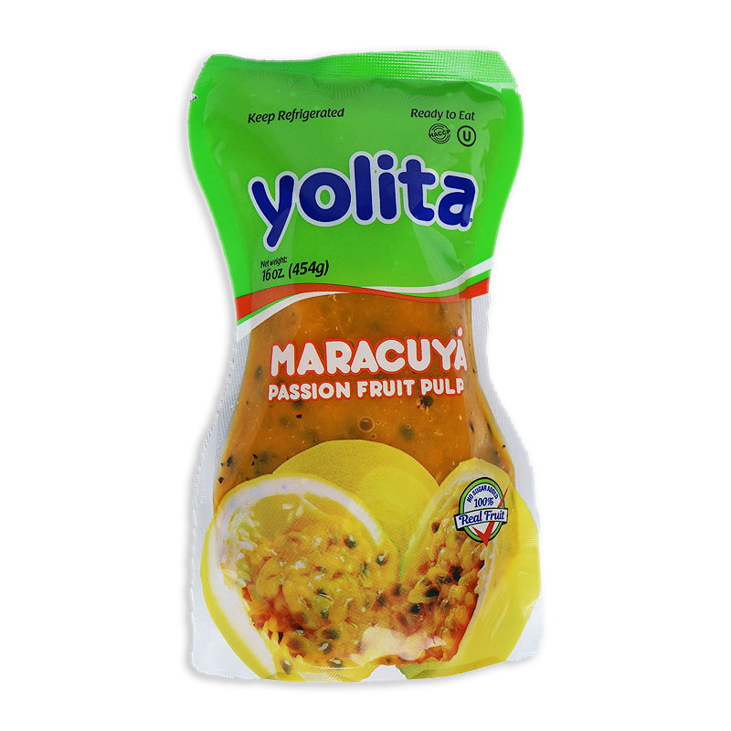 YOLITA<br />
PULPA DE MARACUYÁ<br />
12 X 16 oz (454g)