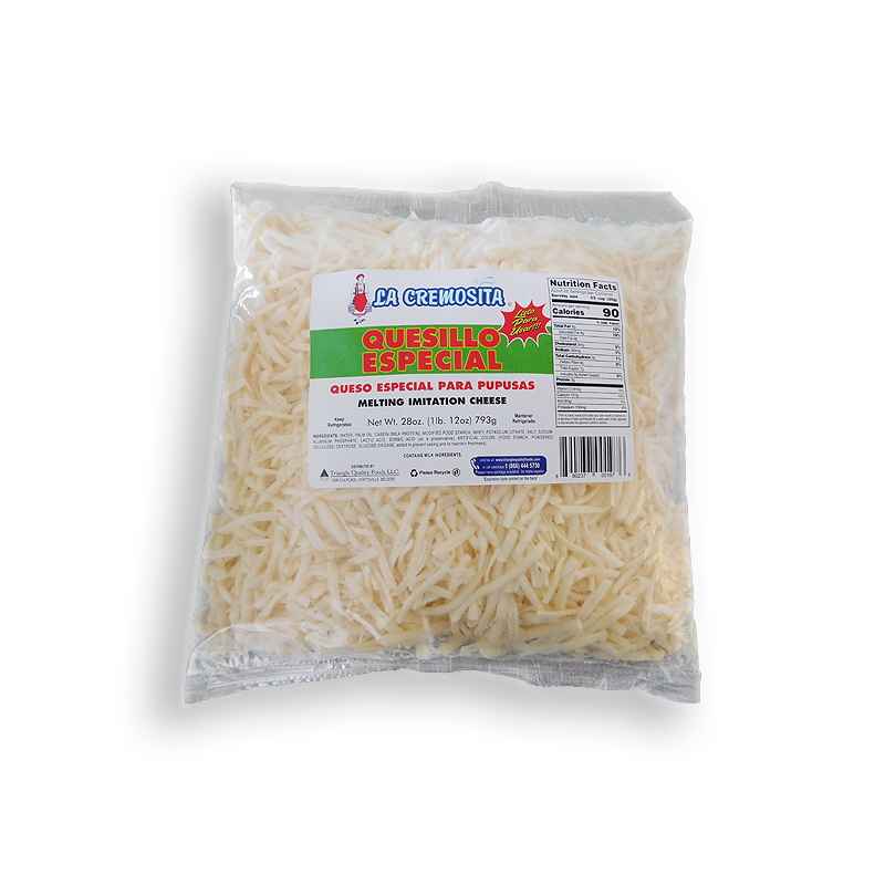 LA CREMOSITA<br />
QUESILLO ESPECIAL QUESO ESPECIAL PARA PUPUSAS<br />
6 X 28 oz (793g)