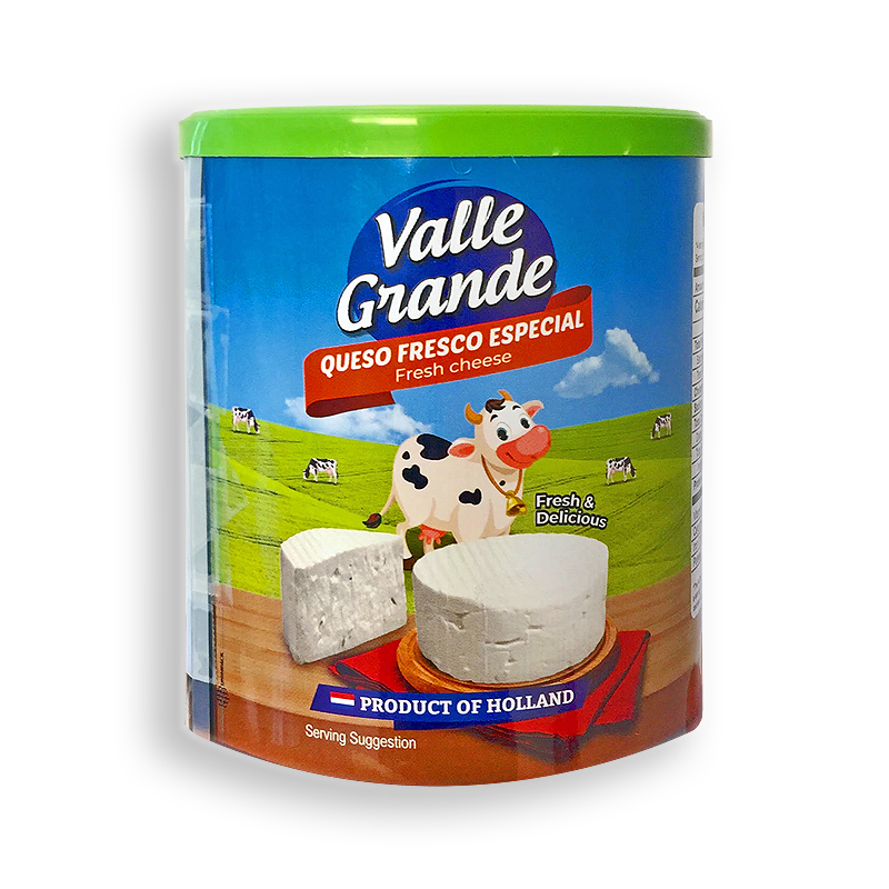 VALLE GRANDE<br />
SPECIAL FRESH CHEESE - CAN<br />
6 X 14 oz (397g)