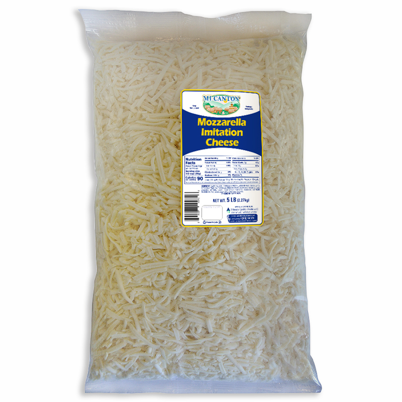 MI CANTON<br />
QUESO MOZZARELLA RALLADO<br />
4 X 5 lb (2.265 kg)