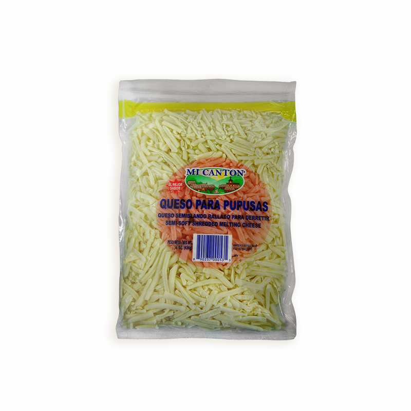 MI CANTON<br />
SEMI-SOFT SHREDDED MELTING CHEESE<br />
12 X 16 oz (454g)