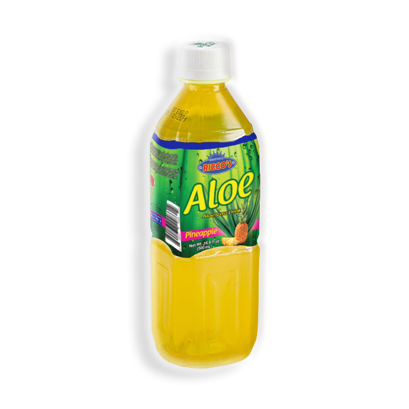 RICCO’S<br />
REFRESCO DE ALOE VERA CON PIÑA<br />
24 X 16.9 FL oz (500mL)